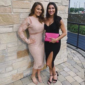 caruso midi dress green